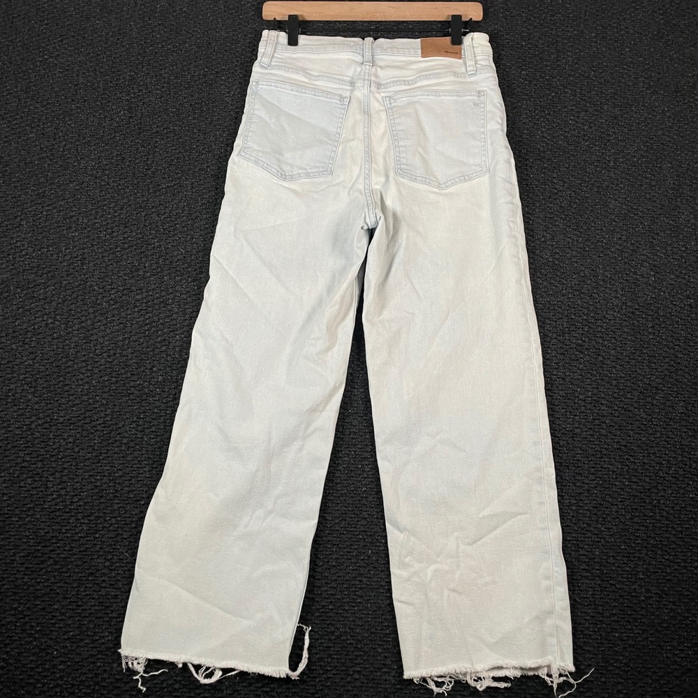 Madewell Sky Blue Wide Leg Jeans - Picture 2 of 9